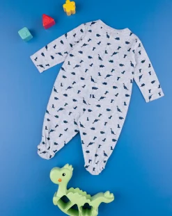 Prenatal Abiti Completi E Tutine-Tutina Bimbo Gray "Dinosauri”