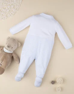 Prenatal Abiti Completi E Tutine-Tutina Boy Bicolo Azzurro E Bianco