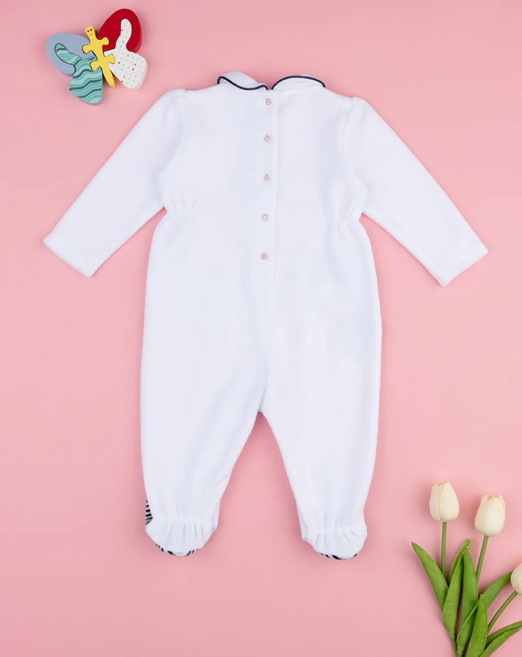 Prenatal Abiti Completi E Tutine-Tutina Ciniglia Bimba Panna/Blu