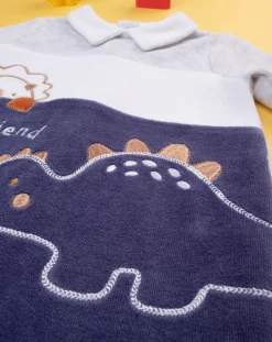 Prenatal Abiti Completi E Tutine-Tutina Ciniglia Bimbo Bianco/Blu