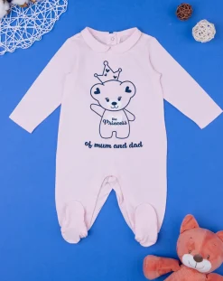 Prenatal Abiti Completi E Tutine-Tutina Lunga Neonata Rosa In Jersey