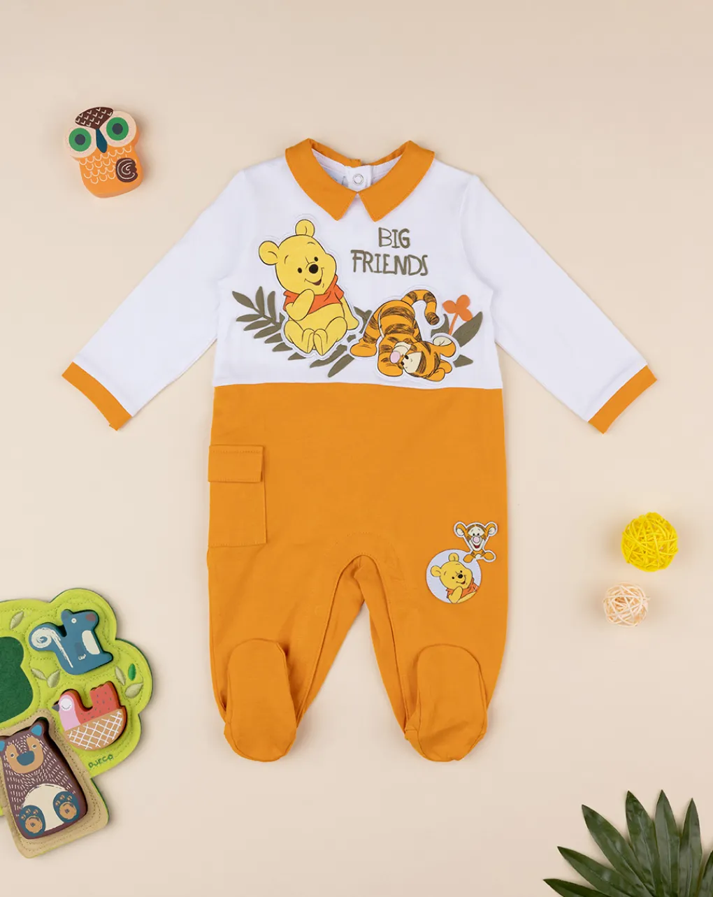 Prenatal Abiti Completi E Tutine-Tutina Neonato Winnie The Pooh In Jersey