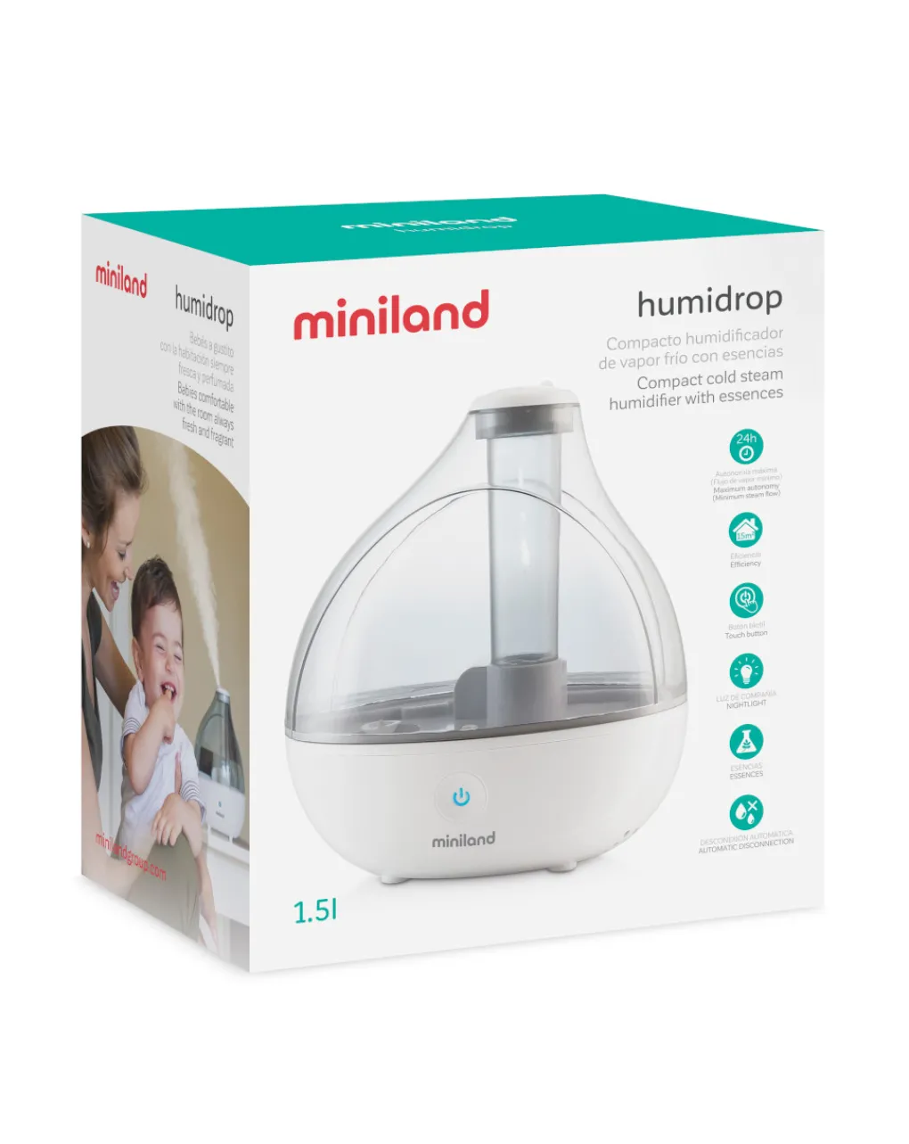 Miniland Aerosol E Umidificatori-Umidificatore Humidrop