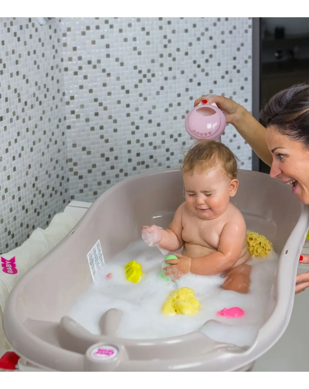 Okbaby Vaschette E Accessori-Vasca Onda Azzurra 0-12 Mesi - Ok Baby