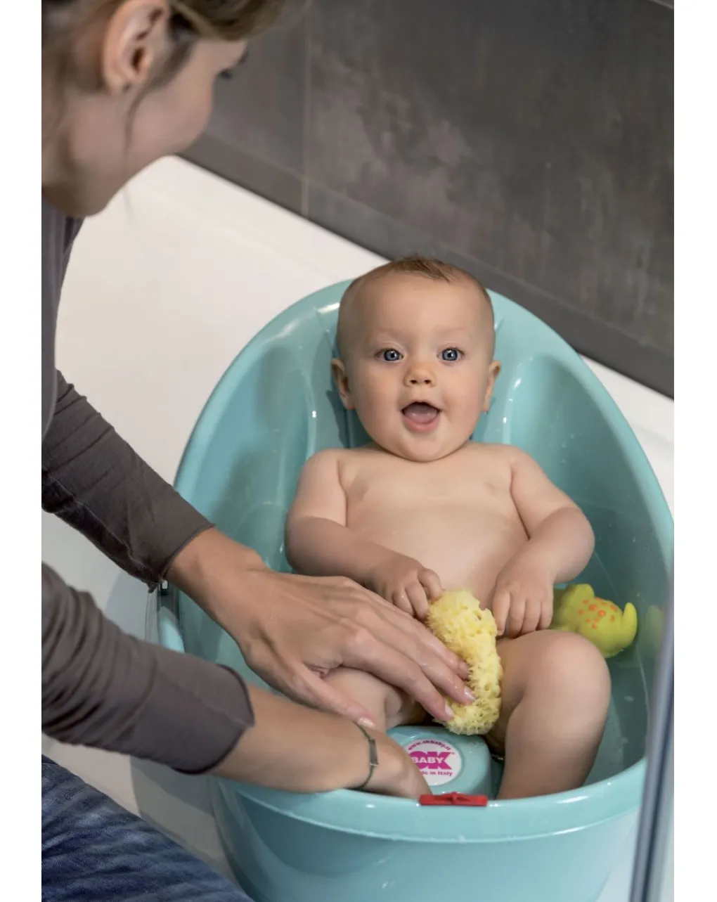 Okbaby Vaschette E Accessori-Vaschetta Onda Baby Bianca 0-12 Mesi - Ok Baby