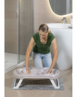 Okbaby Vaschette E Accessori-Vaschetta Pieghevole Onda Slim Rosa 0-12 Mesi - Ok Baby