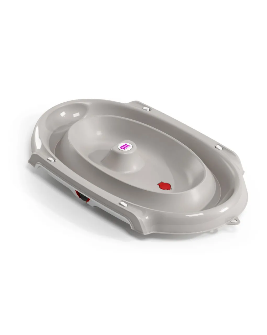 Okbaby Vaschette E Accessori-Vaschetta Pieghevole Onda Slim Grigia 0-12 Mesi - Ok Baby