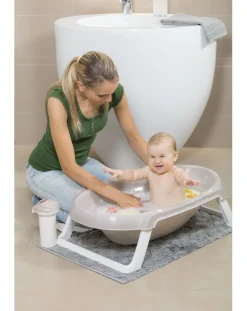 Okbaby Vaschette E Accessori-Vaschetta Pieghevole Onda Slim Grigia 0-12 Mesi - Ok Baby