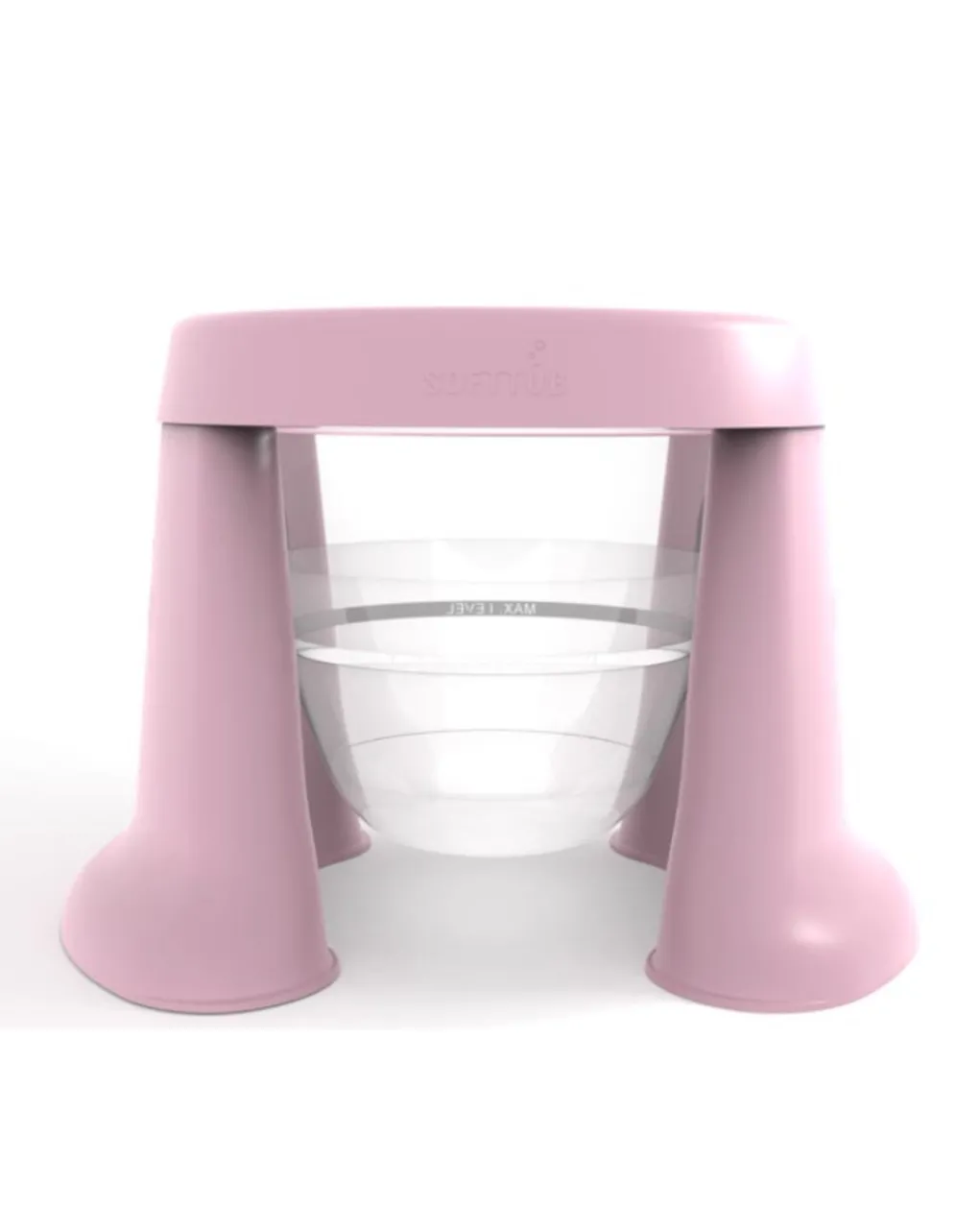TUB OF THE WORD Vaschette E Accessori-Vaschetta Pieghevole Salvaspazio Rosa - Softtub