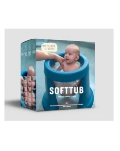 TUB OF THE WORD Vaschette E Accessori-Vaschetta Pieghevole Salvaspazio Rosa - Softtub