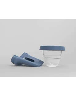 TUB OF THE WORD Vaschette E Accessori-Vaschetta Pieghevole Salvaspazio Azzurra - Softtub