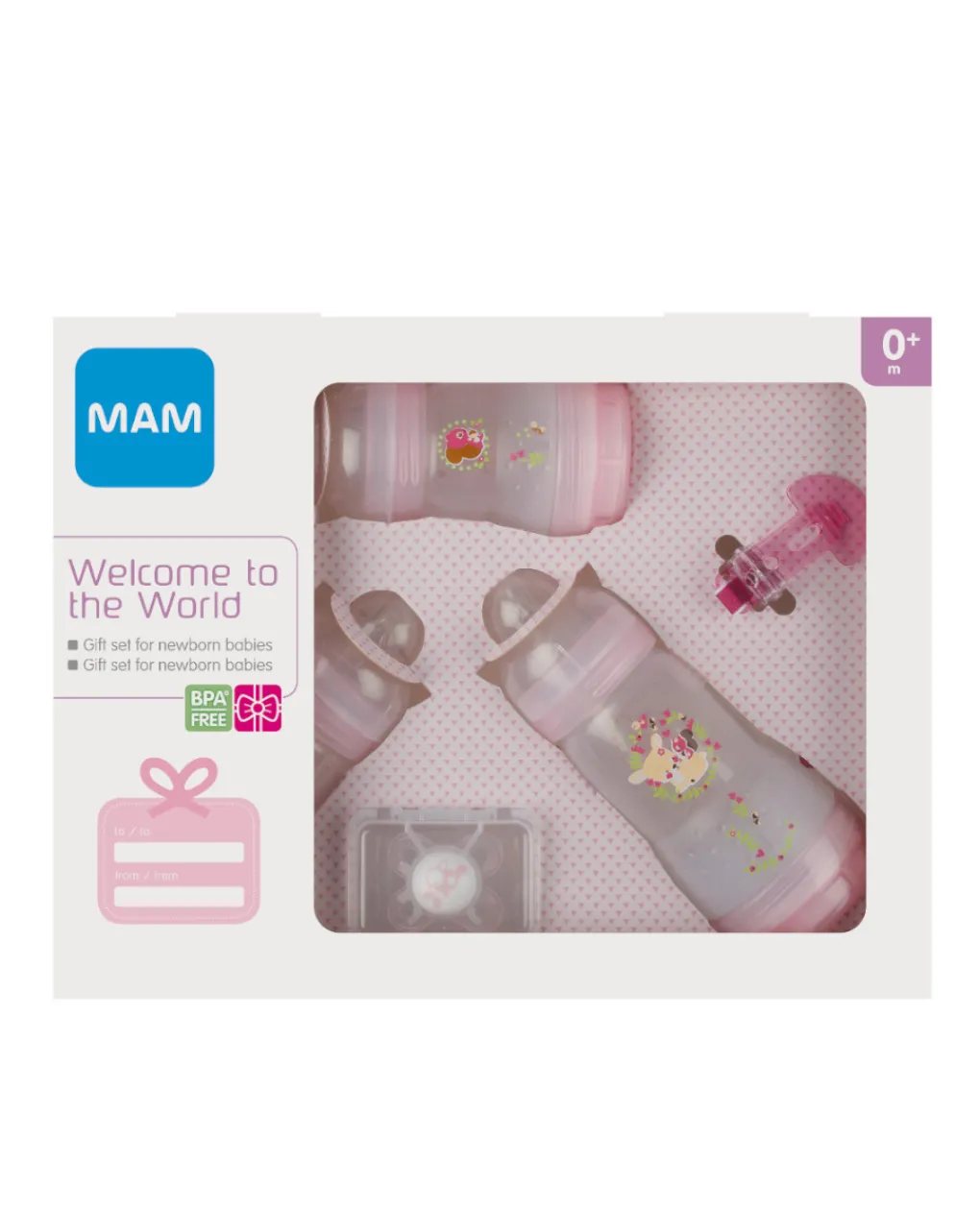 Mam Biberon-Welcome To The World Confezione Regalo Rosa