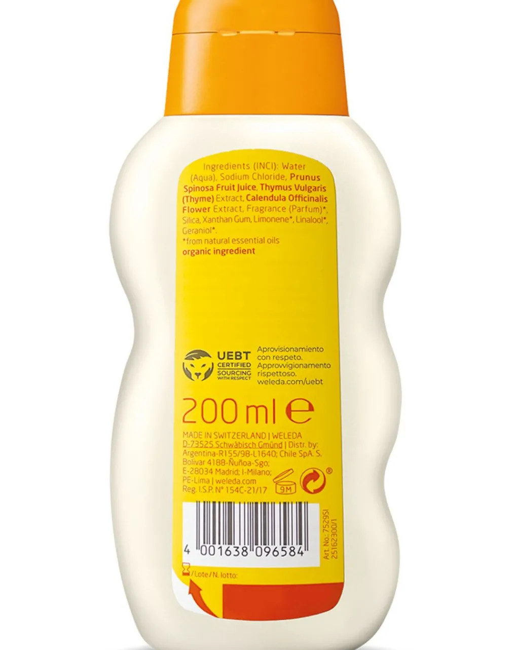 Weleda Saponi E Bagnoschiuma-- Baby Bagno Rasserenante Calendula
