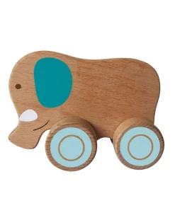 Wood'N'Play Giochi Interattivi E Prescolari-Wood N Play - Animali In Legno Con Ruote