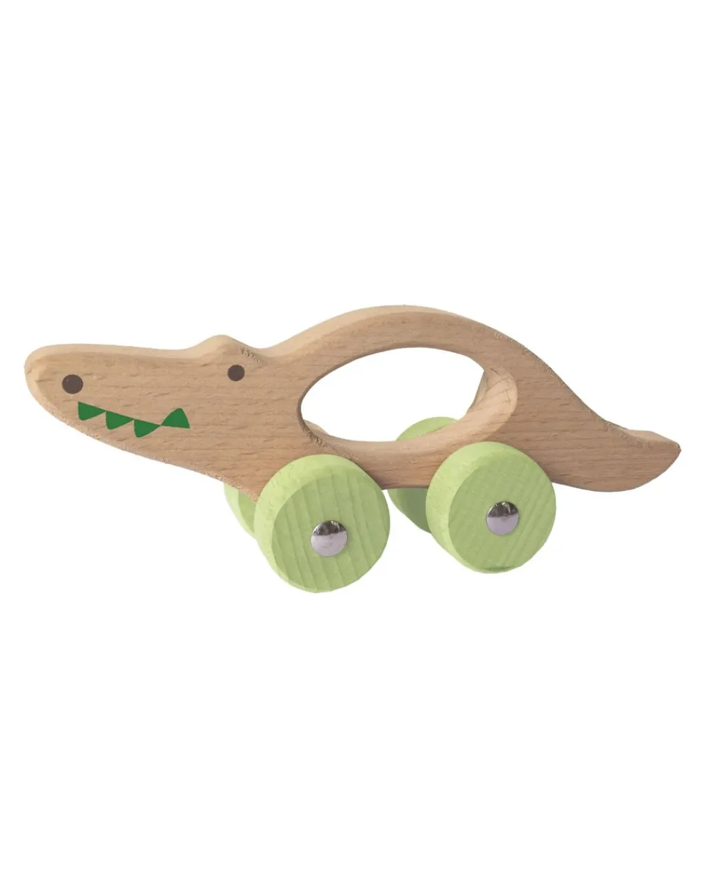 Wood'N'Play Giochi Interattivi E Prescolari-Wood N Play - Animali In Legno Con Ruote