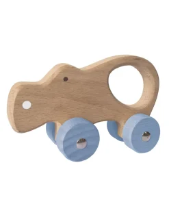 Wood'N'Play Giochi Interattivi E Prescolari-Wood N Play - Animali In Legno Con Ruote