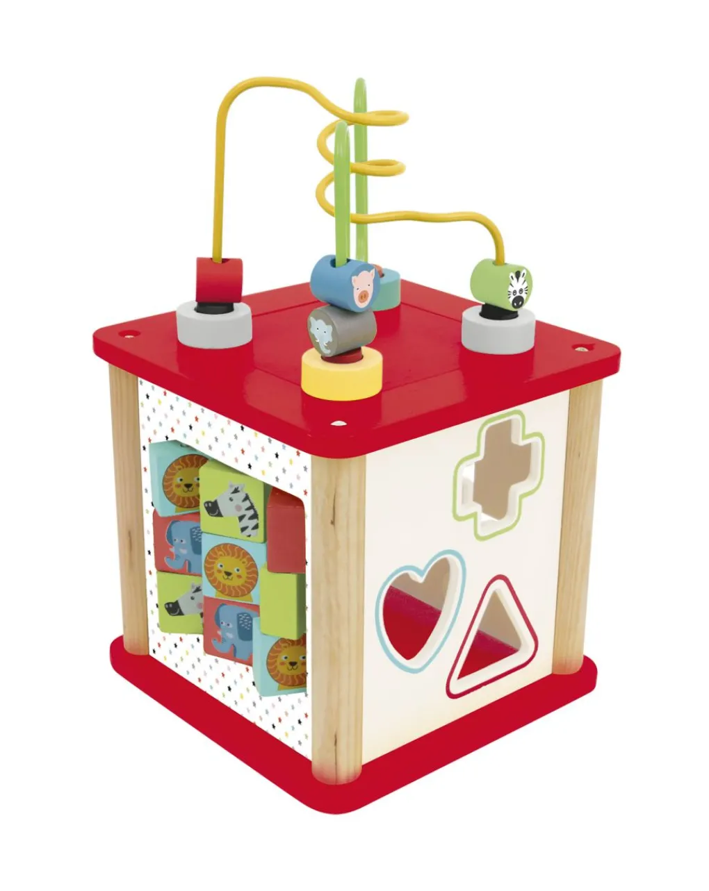 Wood'N'Play Giochi In Legno-Wood’N Play - Cubo Multiattivita’
