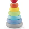 Wood'N'Play Giochi Primi Mesi-Wood’N Play - Piramide Anelli Arcobaleno