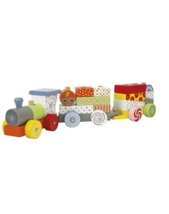Wood'N'Play Giochi In Legno-Wood’N Play - Teddy Train