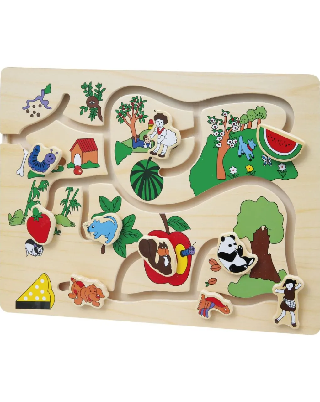 Wood'N'Play Giochi In Legno-Wood’N’Play - Puzzle Circuito