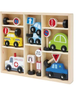 Wood'N'Play Giochi In Legno-Wood’N’Play - Set Veicoli