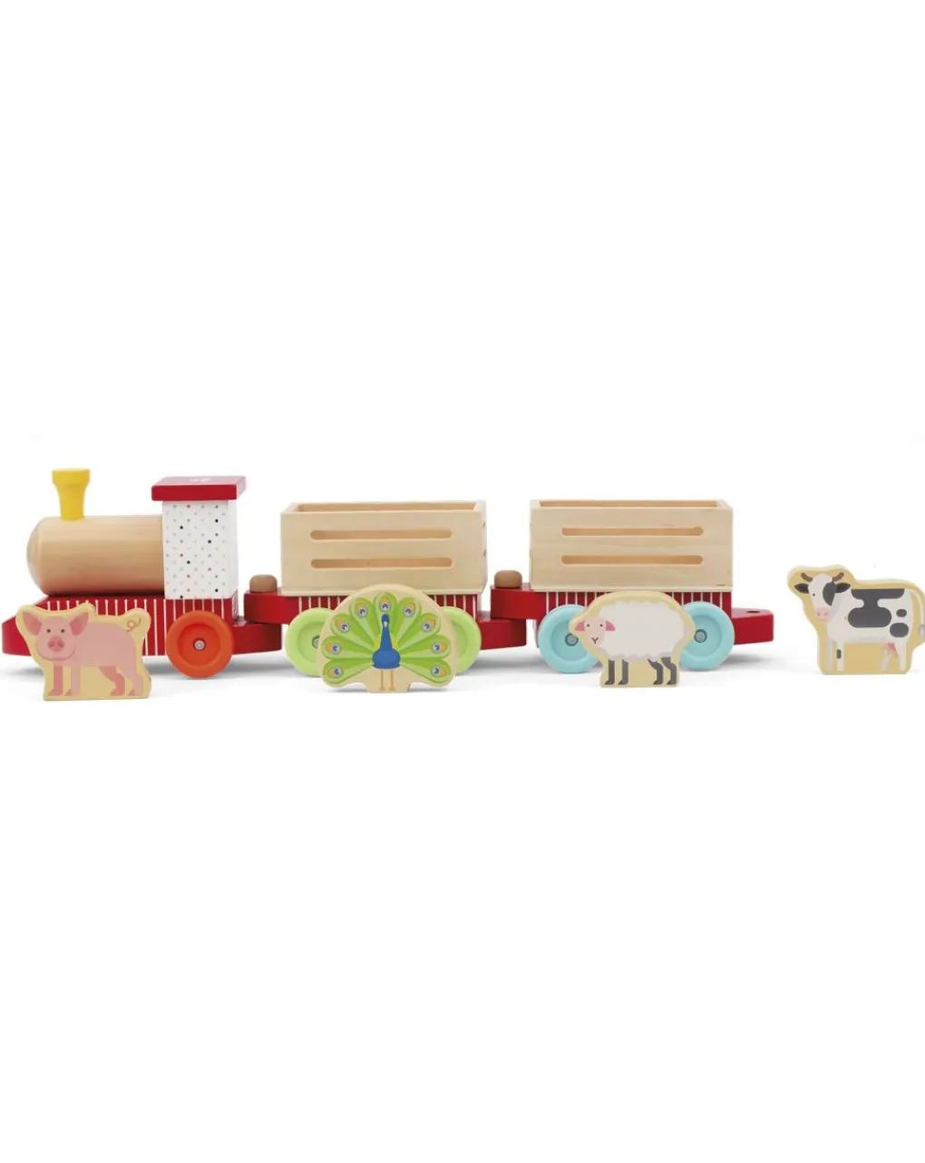 Wood'N'Play Giochi In Legno-Wood’N’Play - Trenino Della Fattoria