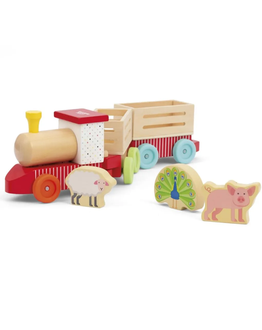 Wood'N'Play Giochi In Legno-Wood’N’Play - Trenino Della Fattoria