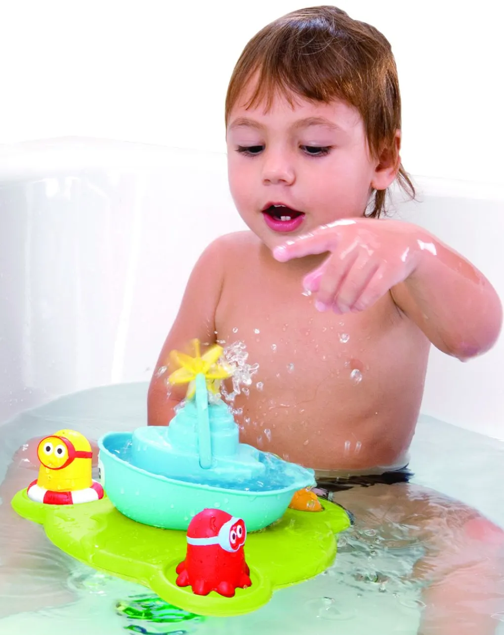 Yookidoo Giochi Primi Mesi-- Stack 'N’ Spray Tub Fountain