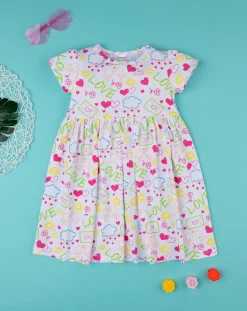 Prenatal Vestiti E Completi-Abito Bimba "Disegnini Love”