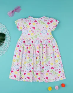 Prenatal Vestiti E Completi-Abito Bimba "Disegnini Love”