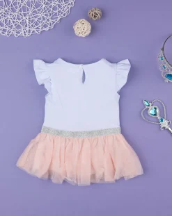 Prenatal Vestiti E Completi-Abito Bimba In Jersey Gonna Di Tulle