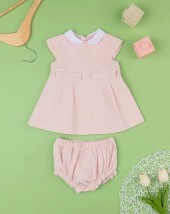Prenatal Abiti Completi E Tutine-Abito Bimba Piquet Rosa
