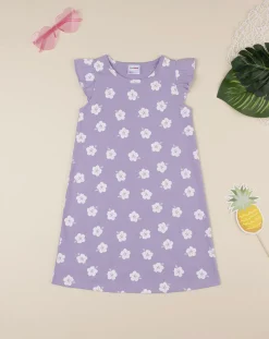 Prenatal Vestiti E Completi-Abito Jersey Bimba Viola