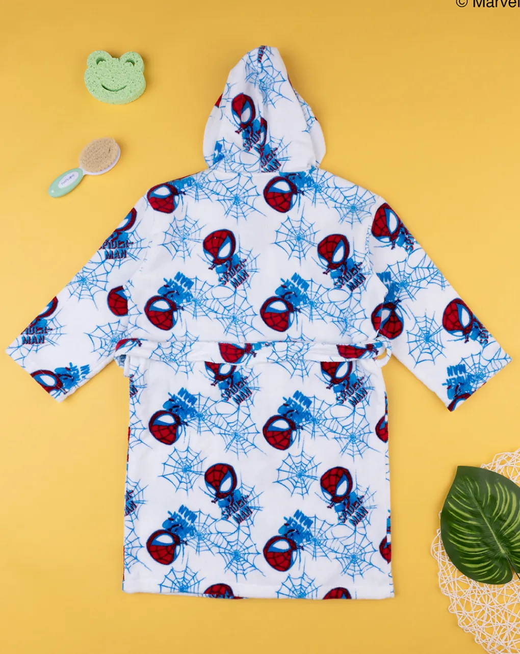 Prenatal Accessori Bambino-Accappatoio Bambino Spiderman In Ciniglia
