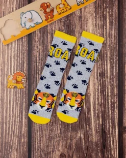Prenatal Intimo E Calze-Antiscivolo Bimbo "Tigre”