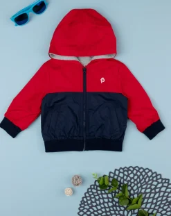 Prenatal Giubbini E Piumini-Antivento Doppio Bimbo Rosso/Blu