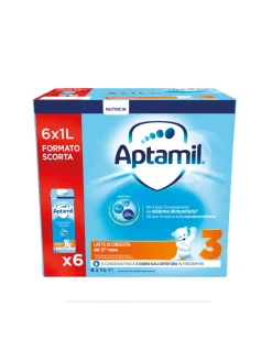 Aptamil Latte Crescita 3 4 5-- Latte Crescita 3 6×1000 Ml