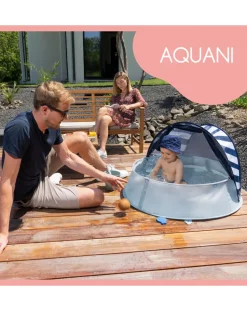 Babymoov Culle E Accessori-Aquani Box Giochi & Piscina Anti-Uv Spf 50+ Mariniere