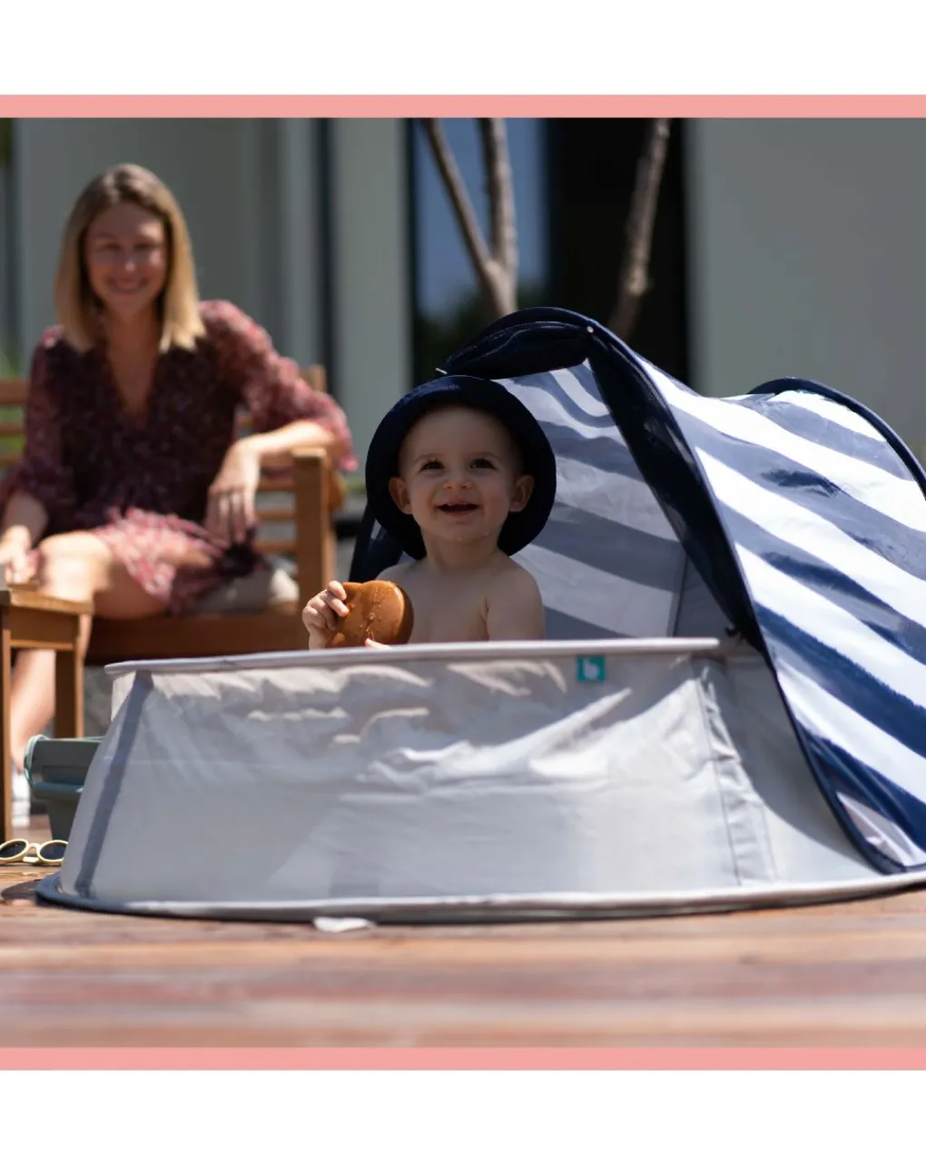 Babymoov Culle E Accessori-Aquani Box Giochi & Piscina Anti-Uv Spf 50+ Mariniere