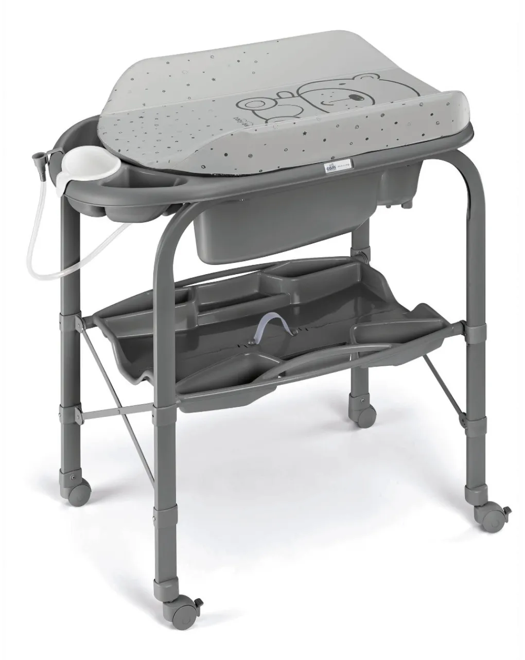 Cam Bagnetti Fasciatoio-Bagnetto bio Teddy Grigio 2023 -