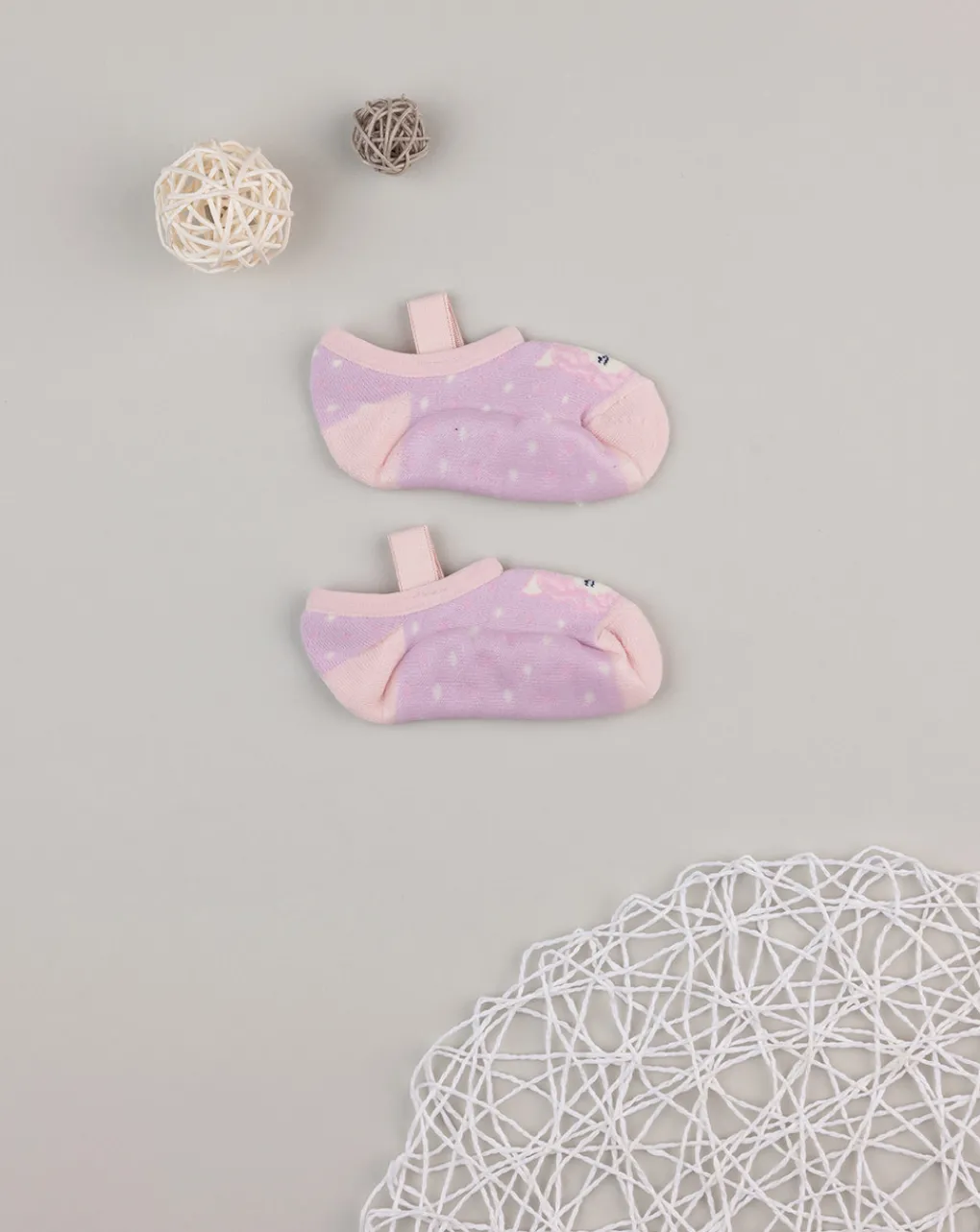 Prenatal Body Intimo E Calze-Ballerina Tessuto Bimba Rosa/Lilla