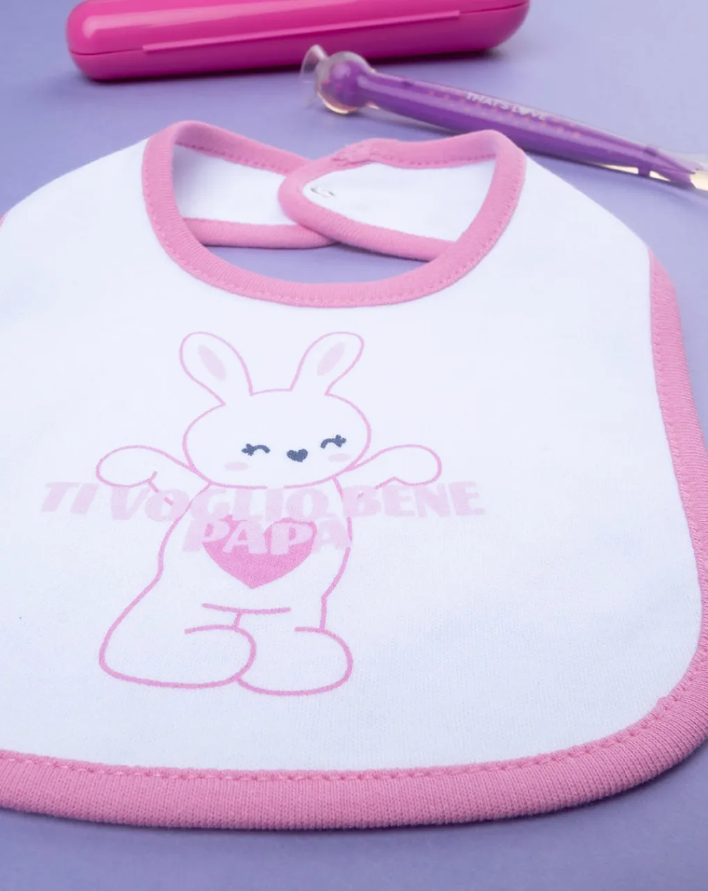 Prenatal Bavaglini-Bavaglino Bimba Rosa