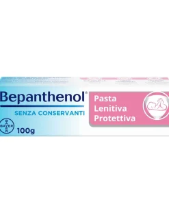 Bepanthenol Pasta E Polvere Cambio-Pasta Lenitiva Protettiva - Crema Cambio Pannolino Anti Arrossamento Neonato - 100 G
