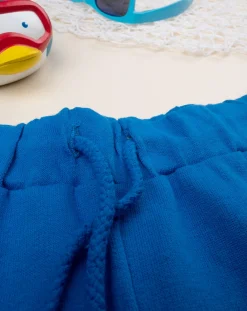 Prenatal Jeans Pantaloni E Salopette-Bermuda Bambino French Terry Blu