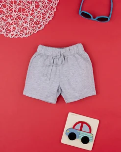 Prenatal Jeans Pantaloni E Salopette-Bermuda Bimbo Jersey Basico Grigio