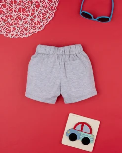 Prenatal Jeans Pantaloni E Salopette-Bermuda Bimbo Jersey Basico Grigio