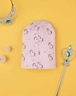 Prenatal Cappelli E Sciarpe-Berretto Bambina Rosa Con Unicorni