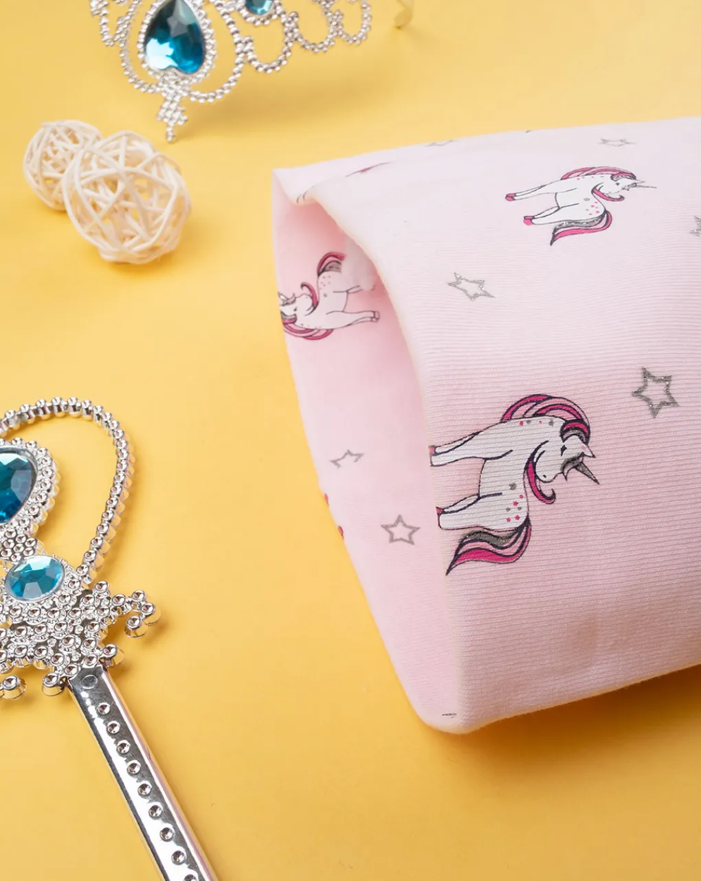 Prenatal Cappelli E Sciarpe-Berretto Bambina Rosa Con Unicorni