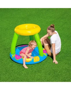 Bestway Piscine Braccioli E Salvagenti-- Piscina Frutti Cm. 94 X 89 X 79