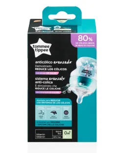Tommee Tippee Biberon-Biberon In Silicone Con Sistema Anti-Colica Avanzato 150Ml